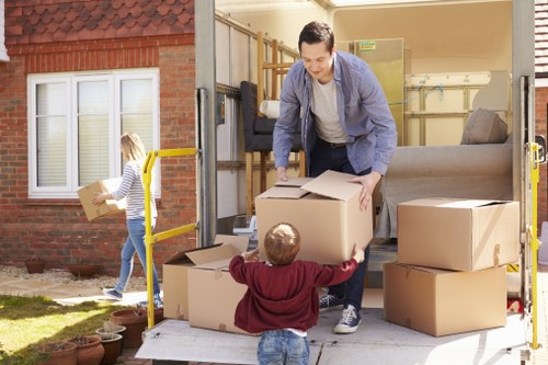 Local moving service planning access and preparation for a Roehampton home move