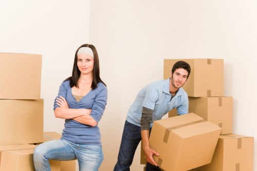 Movers handling furniture for a same day house move in Roehampton