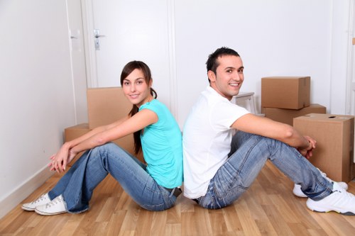 Commercial removals support for a local Roehampton business