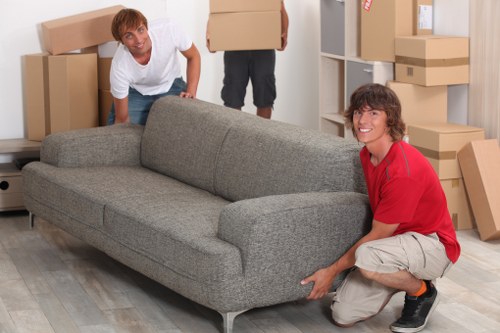 Office furniture relocation service for a business move in Roehampton