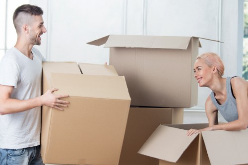 Local office moving team handling commercial relocation logistics