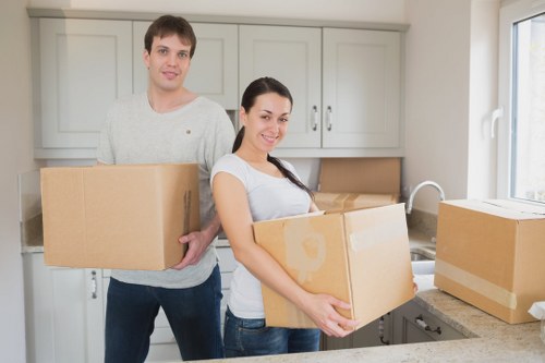 Local movers handling packing and loading for a Roehampton home relocation
